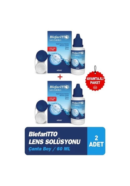 Blefaritto Lens Solüsyonu 60 Ml 2 Adet