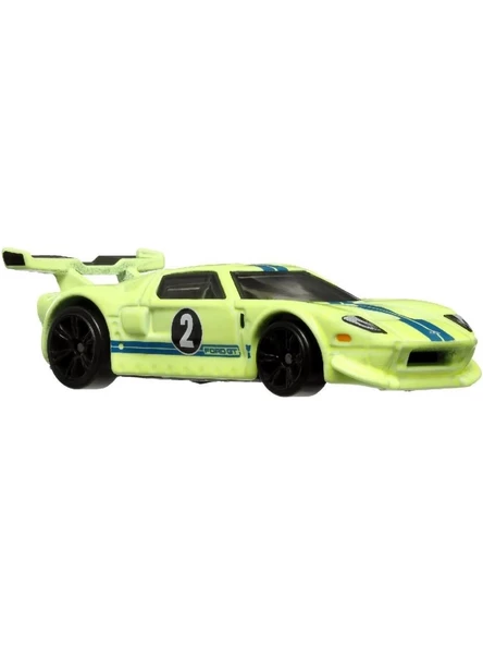 Hot Wheels Neon Yarışçılar HLH72 - Ford Gt HRW77 - Resim 2