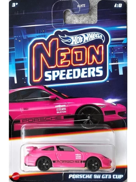 Hot Wheels Neon Yarışçılar HLH72 - Porsche 911 Gt3 Cup HRW75