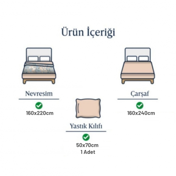 BEGENALHOME Pudra Dream Nevresim Takımı Tek Kişilik - 2