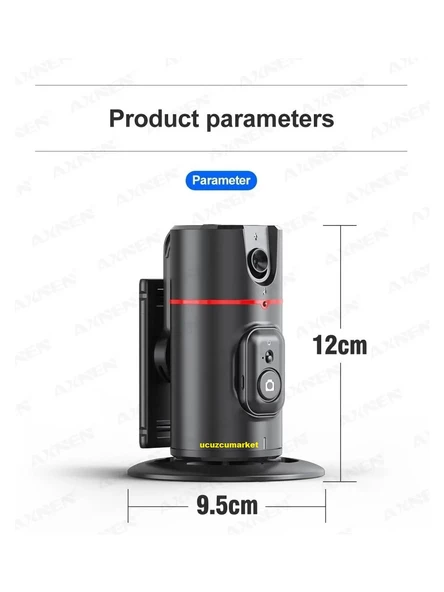 Yüz Takip Eden Uzaktan Kumandalı Otomatik Tripod - 5