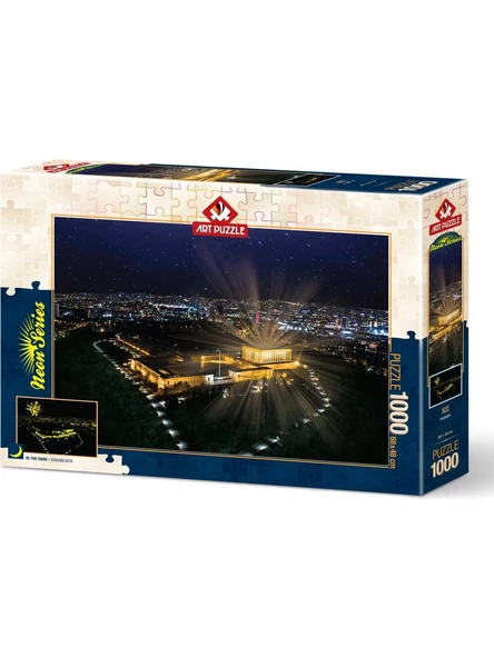 Art Puzzle Anıtkabir 1000 Piece Neon Puzzle