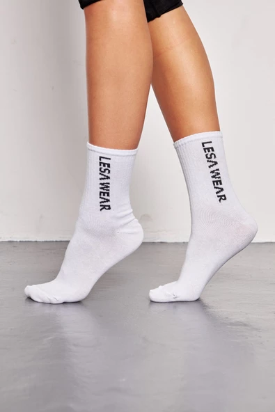 Lesa Wear Pamuk Penye Spor Çorap - Resim 7