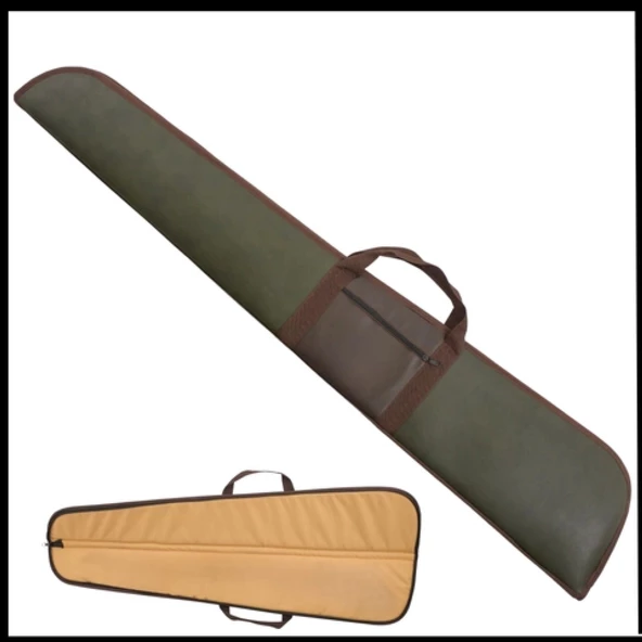 Uyguna-Yakala Koyu Haki-51 Namlu Tüfek Kılıfı Cepli - 056-KH51 ürün görseli