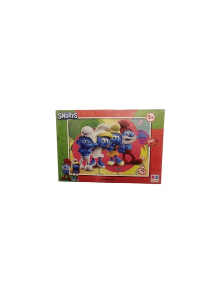 Ks Games Puzzle Smurf 200 Parça Puzzle