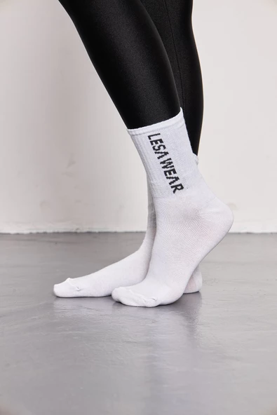 Lesa Wear Pamuk Penye Spor Çorap - Resim 3