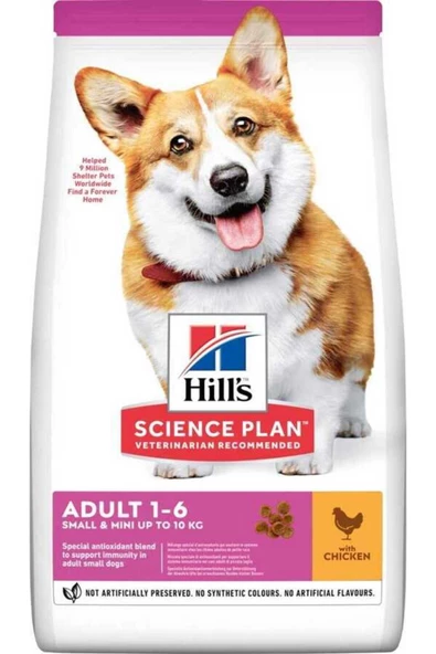 Hill's Adult Small Mini Irk Tavuk  Yetişkin Köpek Mamasi 1.5 Kg SKT 12/2025