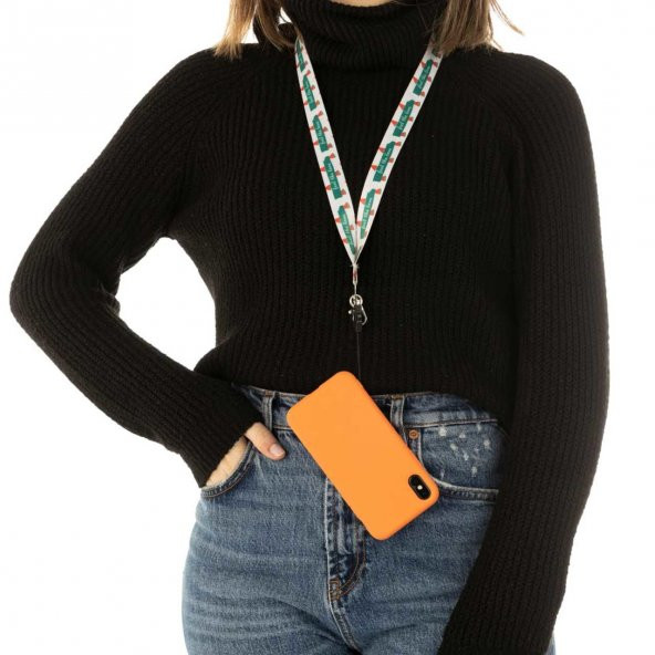 The Love Karma Desenli Boyun Askı İpi - 10