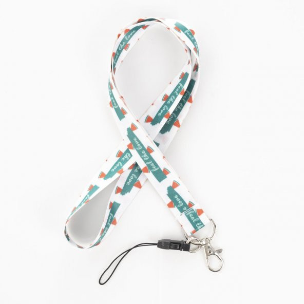 The Love Karma Desenli Boyun Askı İpi - 11