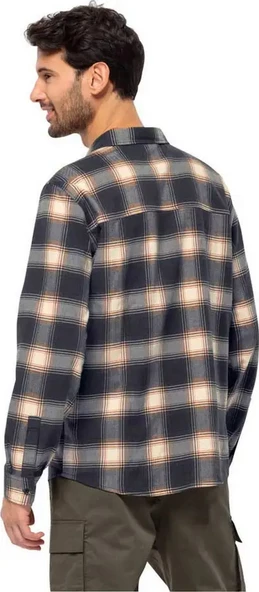 Jack Wolfskin 1403801-22846 Wanderweg M Erkek Outdoor Gömlek - 3