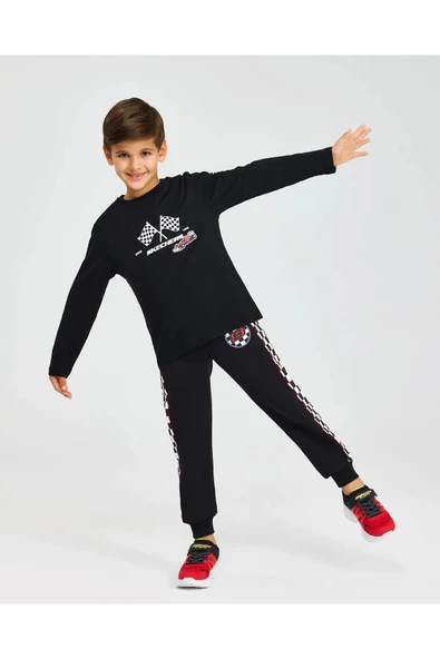 Skechers SK242065-001 B Graphic Tee Long Sleeve Erkek Çocuk Spor Tişört - Resim 5
