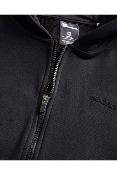 Skechers S242112-001 M Essential Full Zip Hoodie Erkek Sweatshirt - Resim 5
