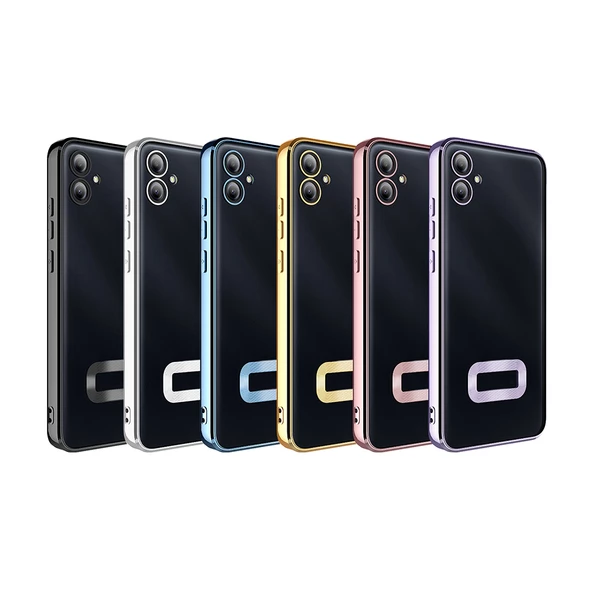 Samsung Galaxy A06 Kılıf Kamera Korumalı Logo Gösteren Omega Kapak - Resim 2