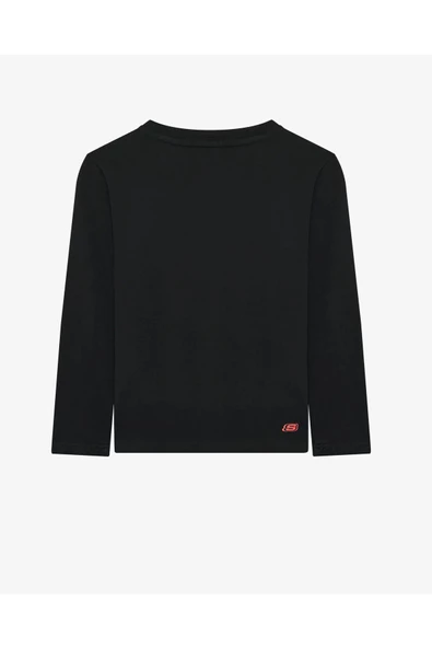 Skechers SK242065-001 B Graphic Tee Long Sleeve Erkek Çocuk Spor Tişört - Resim 7