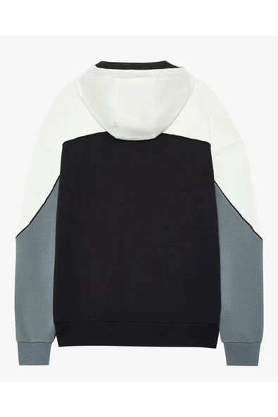 Skechers S242090-001 M Lw Fleece Regular Hoodie Erkek Sweatshirt - 6