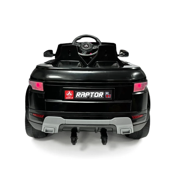 Raptor 12V Akülü Jeep Siyah Uzaktan Kumandalı Çocuk Arabası - 6