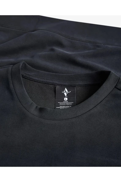 Skechers S242155-001 M Soft Touch Crew Neck Erkek Sweatshirt - 5