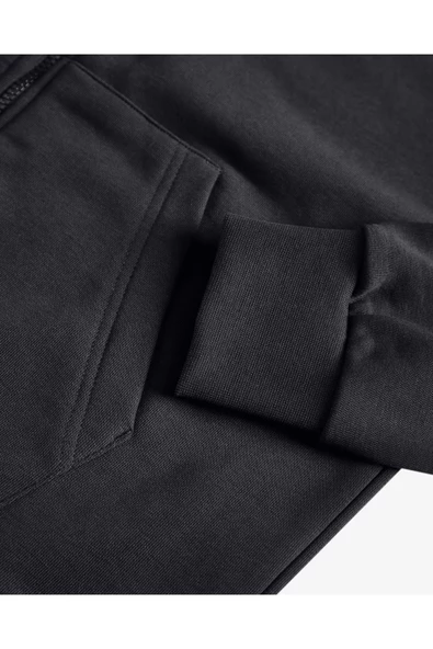 Skechers S242112-001 M Essential Full Zip Hoodie Erkek Sweatshirt - Resim 7