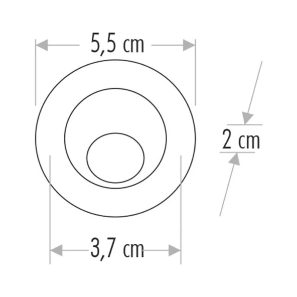 CATA CT 5268 1.5W Satin Kasa  Led Spot 3200K Gün Işığı - 4
