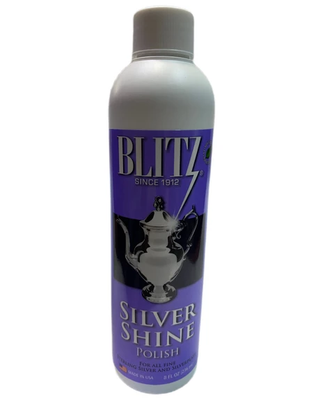 Blitz Silver Shine Polish Gümüş Parlatıcı Cilası Likit 236ml. - 2