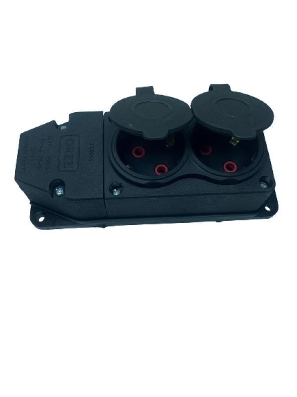Orel 1x16 2 Li Kauçuk Grup Priz 220 V - 3
