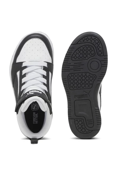 Puma 39383201 Rebound V6 Mid Ac+ Ps Çocuk Günlük Spor Ayakkabı - Resim 3
