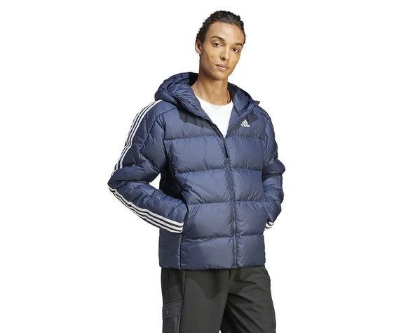 Adidas IK3213 Ess 3S Mid D J Erkek Spor Mont - 3