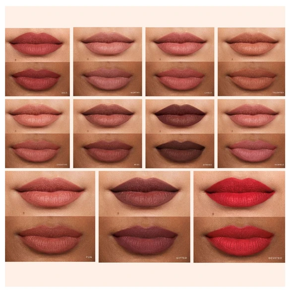 RARE BEAUTY Kind Words Devoted  - Mat ruj - Resim 3