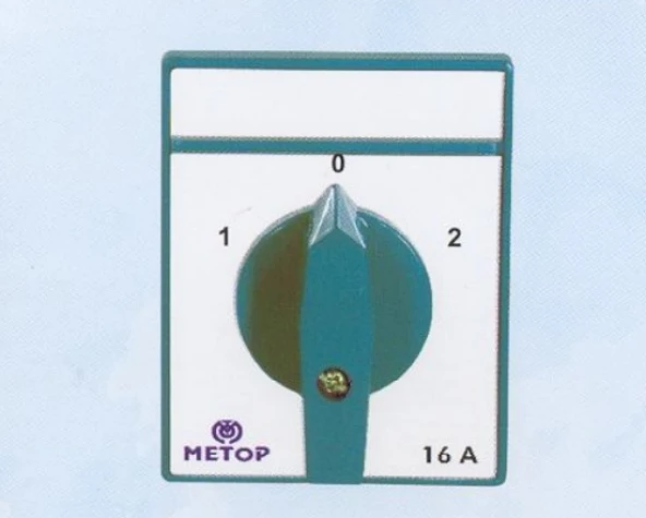 1X16 A 1-0-2 Kutup Değiştiricili  Metop Pako Şalter