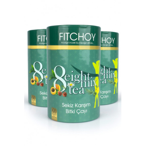 Fitchoy 8'li Mix Detoks Etkili Çayı 3'lü Paket +TERMAL KEMER HEDİYELİ
