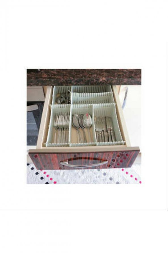 Çekmece Düzenleyici Ayarlanabilir Kesilebilir Çekmece Organizeri Organizer - 5