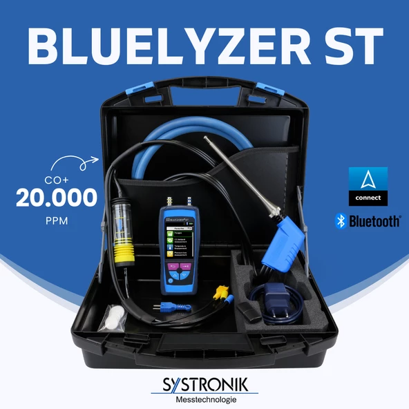 Systronik Bluelyzer St Allrounder Set Baca Gazı Analiz Cihazı 20.000 Ppm