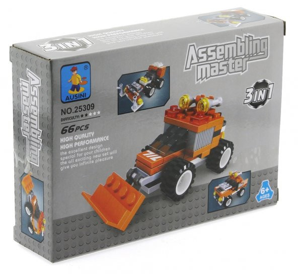 Ausini Assembling Master 3 in 1 66 Parça Traktörler - 2
