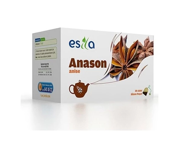 Esila Anason Süzen Poşet Çay 20 x 2 gr