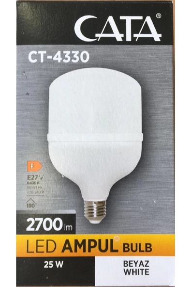 Cata 25 Watt Beyaz Işık Led Ampul (Ct 4330)