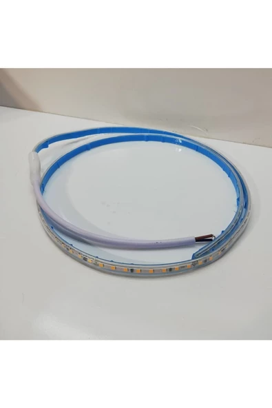 enparlak Şerit Led 220 Volt Trafosuz Yapışkanlı Dış Mekan Günışığı Işık Fiş + 3 Metre CT-4476 - 2