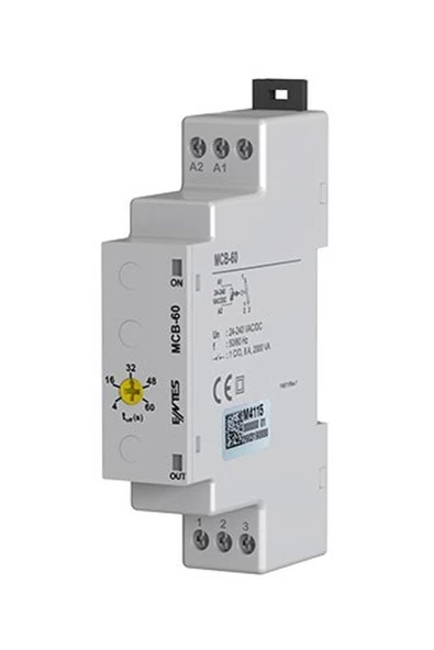 ENTES M0323 Mcb-60 220vac&24vac/dc T/i Elektronik Zaman Rölesi