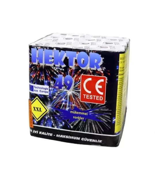 Havai Fişek 1 inc Büyük Boy 49 Atımlık  Parti Düğün Eğlence - Resim 4