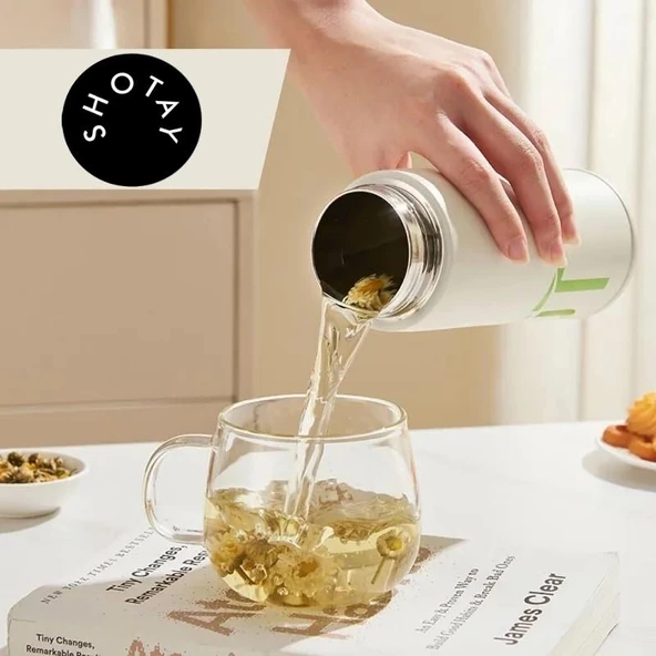 Shotay Çelik Termos Matara 530Ml Yeşil - 10