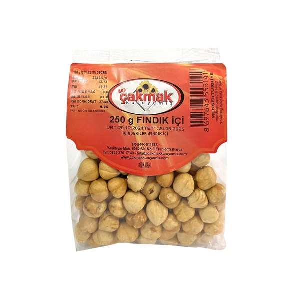 Çakmak Fındık İçi 250 gr