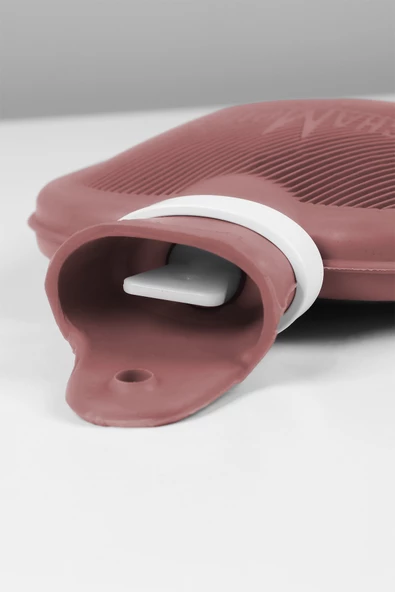 Champion Kauçuk Termofor Mini Sıcak Su Torbası, Kokusuz Sıcak Su Torbası  Pembe 1,5 L - 4