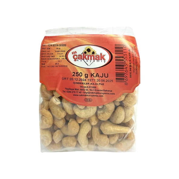 Çakmak Kaju 250 gr
