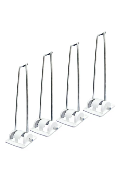 ilhanhome Katlanır Yer Sofrası Masa Ayağı 4 Adet Metal - Resim 3