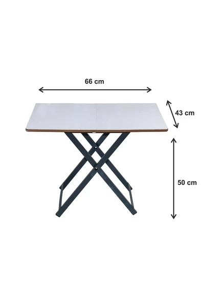 ilhanhome Asudehome Katlanır Balkon Bahçe Kamp Masası - 2