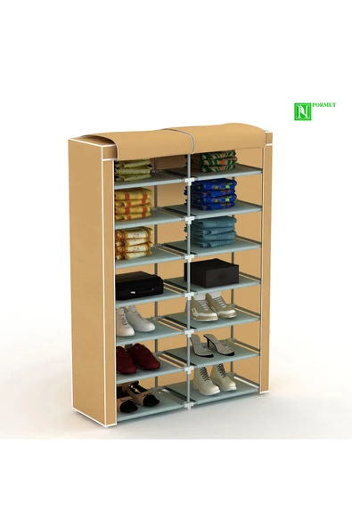 ilhanhome Bez Dolap İki Bölmeli Güçlendirilmiş Pvc Profilli