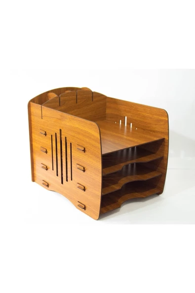 biXwood Evraklık Masaüstü Düzenleyici Organizer - 6