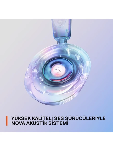 SteelSeries Arctis Nova 1P Beyaz Kablolu Kulak Üstü Oyuncu Kulaklığı - Outlet - 4