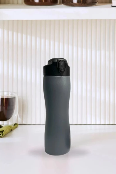 Elista Paslanmaz Çelik Matara Suluk 750ml Pipetli Kapak