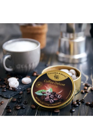 Cavendish & Harvey Coffee Deluxe Drops Kahve Aromalı Şeker 175 Gr (2 ADET) - 3