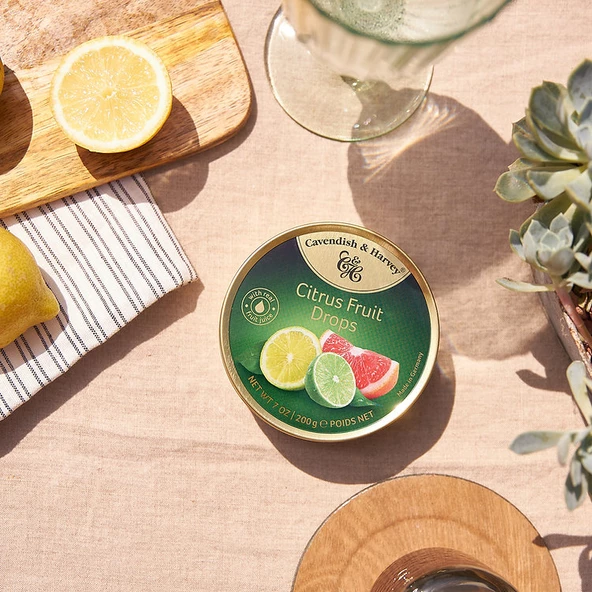 Cavendish & Harvey Citrus Fruit Drops Narenciye Meyveleri Aromalı Şeker (2 ADET) - 3